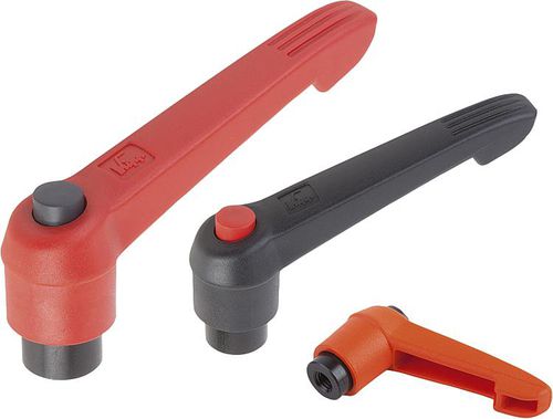 Palanca de agarre de empuñaduras de plástico - 06600 - norelem - Éléments standard mécaniques - con inserto roscado