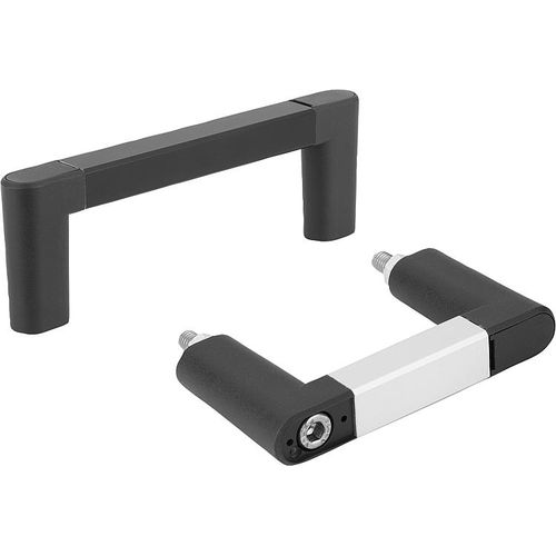 Manilla de aluminio - 06932 - norelem - Éléments standard mécaniques - en U / rectangular / fija