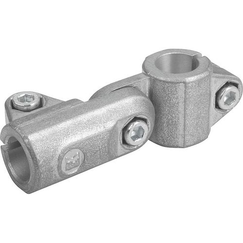 Conexión de tubo en T - 29032 - norelem - Éléments standard mécaniques - en cruz / articulado / de aluminio