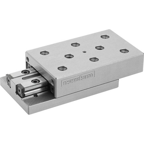 Mesa de guiado manual - 21064 - norelem - Éléments standard mécaniques - lineal / de precisión / de posicionamiento