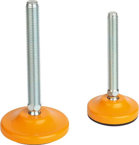 Pie de máquina - 27792 - norelem - Éléments standard mécaniques - de acero / antivibración / reglable