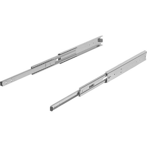 Corredera lineal telescópico - 21335-05 - norelem - Éléments standard mécaniques - de superextensión / con jaula de bolas / para carga pesada