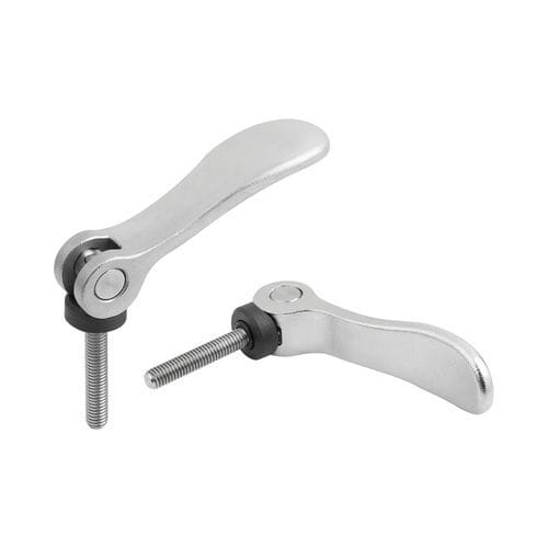 Palanca de sujeción rápida de material plástico - 04233-04 inch - norelem - Éléments standard mécaniques - de acero inoxidable / regulables / roscada