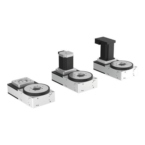Mesa de posicionamiento rotativa - 21085-10 - norelem - Éléments standard mécaniques - motorizada / con transmisión por correa / de acero inoxidable