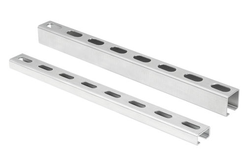 Perfil de construcción de acero - 10925-10 series - norelem - Éléments standard mécaniques - en C / troquelado