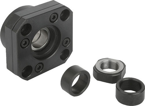 Soporte con rodamiento con brida - 24080 - norelem - Éléments standard mécaniques - de acero