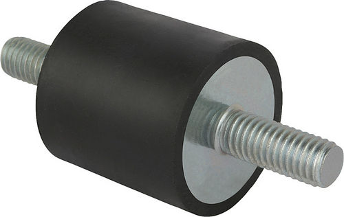 Soporte antivibratorio cilíndrico - 26100 - norelem - Éléments standard mécaniques - de elastómero / roscado / tipo A