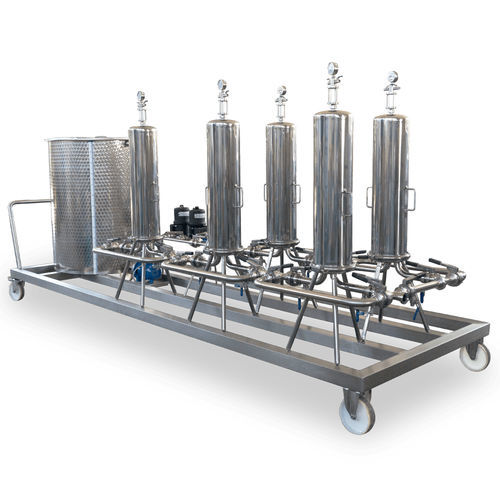 Unidad de microfiltración con cartucho - HMC - VLS Technologies - para vino / hidráulica / móvil