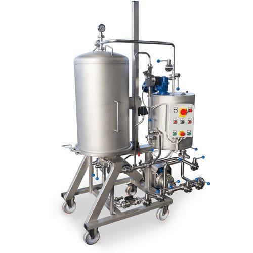 Filtro a presión - FOB series  - VLS Technologies - de aceite / para vino / con cesta