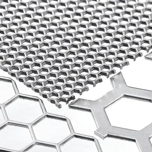 Chapa perforada - RMIG - decorativa / de acero inoxidable / de acero galvanizado