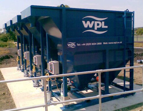 Depósito de decantación primaria - Lamella Plate Settlement Tank - WPL Ltd - Sewage Treatment & Wastewater Solutions - de metal / vertical