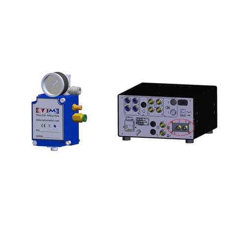 Regulador de caudal para cola - EPC Series - Valco Melton - con visualización analógica