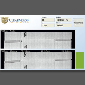 Sistema de inspección con cámara - Foldchek™ - Valco Melton - para la producción