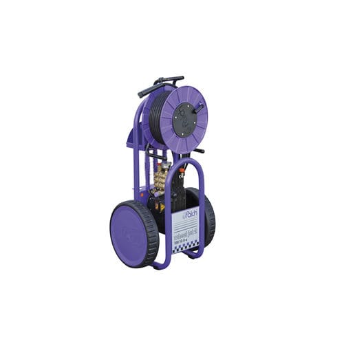 Limpiador de alta presión de agua fría - wheel jet 2 100-10-0-e - falch gmbh - eléctrico / móvil