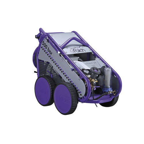 Limpiador de alta presión de agua fría - wheel jet 15 500-15-0-e - falch gmbh - eléctrico / móvil
