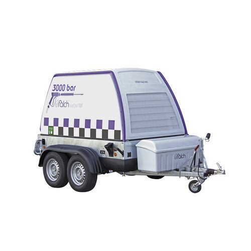 Limpiador de alta presión de agua fría - trail jet 125 3000-20-0-d - falch gmbh - con motor diésel / móvil / en remolque