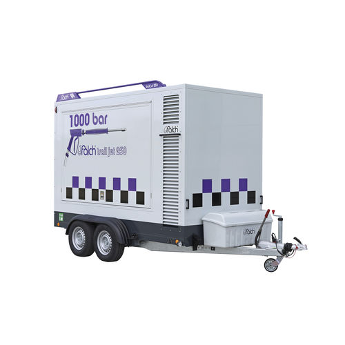 Limpiador de alta presión de agua fría - trail jet 250 1000-129-0-d - falch gmbh - con motor diésel / en remolque / con depósito