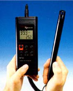 Termo-higrómetro con pantalla LCD - EJB 8721 - BERCU - portátil de mano / temperatura / humedad relativa
