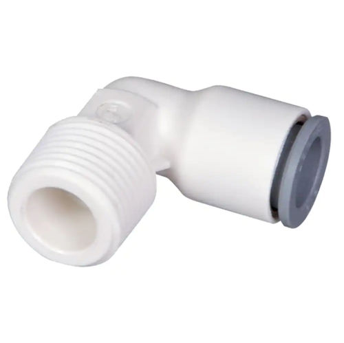 Racor para aguas residuales - LIQUIfit - Parker Legris - de rosca / codo de 90º / de polímero
