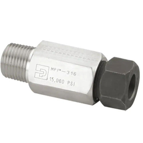 Racor para productos químicos - 9-8 FBMP7-SS - Parker Legris - para gas / con anillos / de compresión