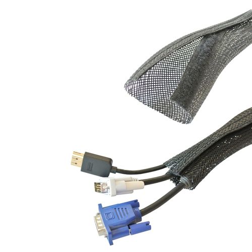 Funda trenzada - GREMFLEX® PET H&L - GREMTEK - para cables / para cables eléctricos / de poliéster