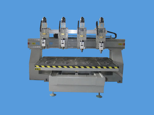 Recortadora CNC - PC-2013TF - Jinan Penn CNC Machine CO.,Ltd. - 3 ejes / multihusillos / de leña