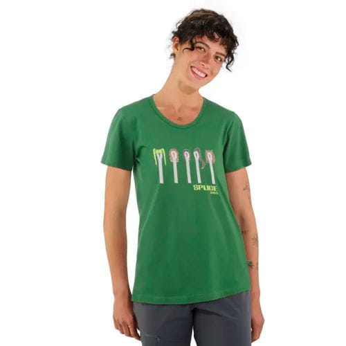 Camiseta de trabajo - WO SPLICE GIRLS T - Edelrid - con protección UV / de algodón / para mujer