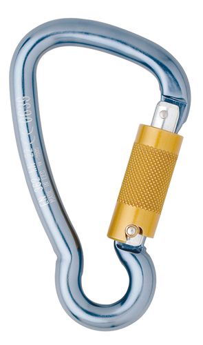 Mosquetón de bloqueo - 7 - 22 kN | HARNESS TRIPLELOCK - Edelrid - asimétrico