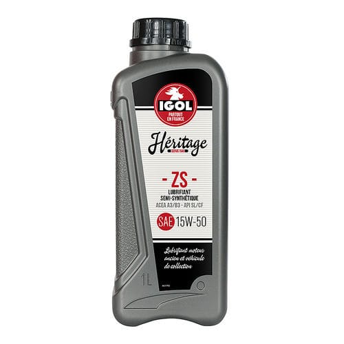Aceite de lubricación - HERITAGE ZS - IGOL - semisintética / para motor / para automóvil