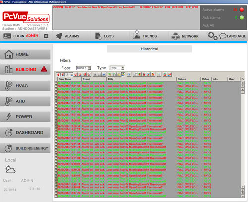 Software configuración - ARC Informatique - de archivo de datos / gestión de eventos y seguridad de la información / de alarma
