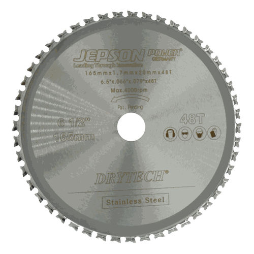 Hoja de sierra circular - JEPSON POWER - para tronzado / de acero inoxidable / para metal
