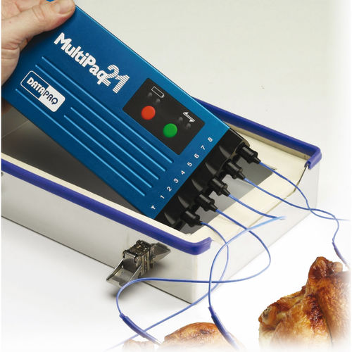 Registrador de datos de temperatura - DATAPAQ&reg; MultiPaq21 - Fluke Process Instruments - para control / de alta precisión / con escudo térmico