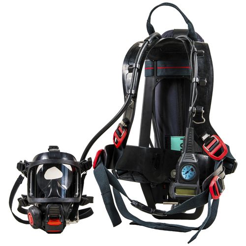 Casco para bombero - Incurve-E - Interspiro - con respirador