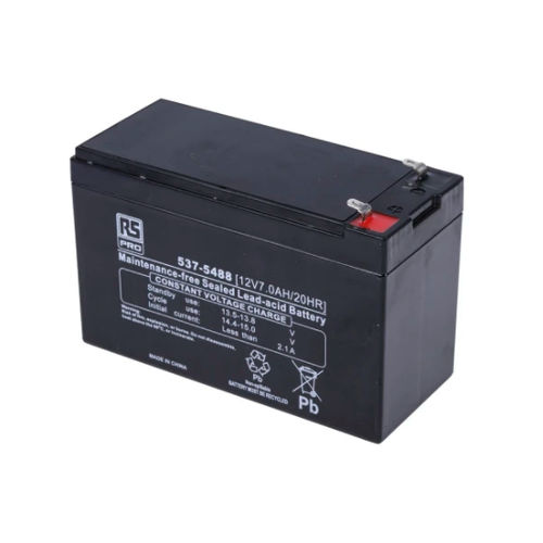 Batería ácido-plomo - 537-5488 - RS PRO - rectangular / 12 V / para ondulador