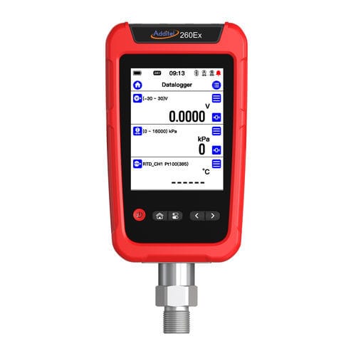 Registrador digital - ADT260Ex - Additel Corporation - de caudal / de presión / de temperatura