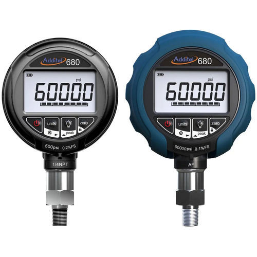 Manómetro con pantalla LCD - ADT680  - Additel Corporation - roscado / NPT 1/2 / NPT 1/4