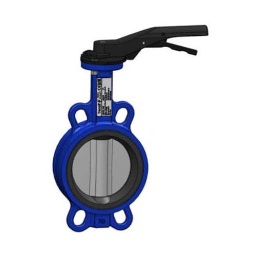 Válvula de mariposa - Tecfly VPE-02 series - TECOFI - de palanca / para agua / para aire