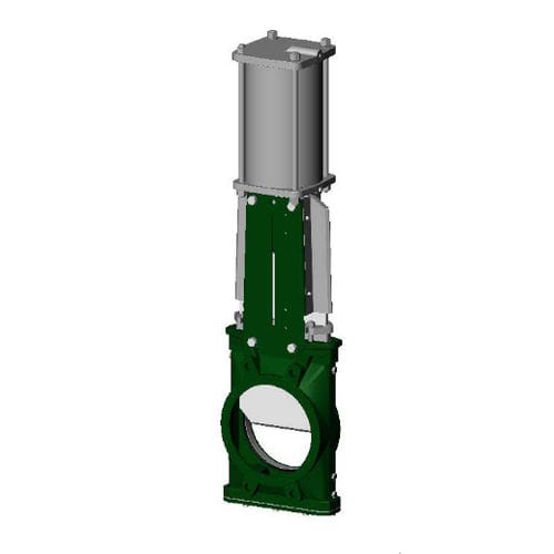 Válvula para silo - VGS3400-03 - TECOFI - de guillotina / con control neumático / para aguas residuales
