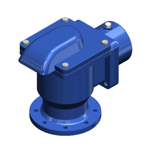 Válvula de alivio para aire - PVT series - TECOFI - para circuito de agua / con brida