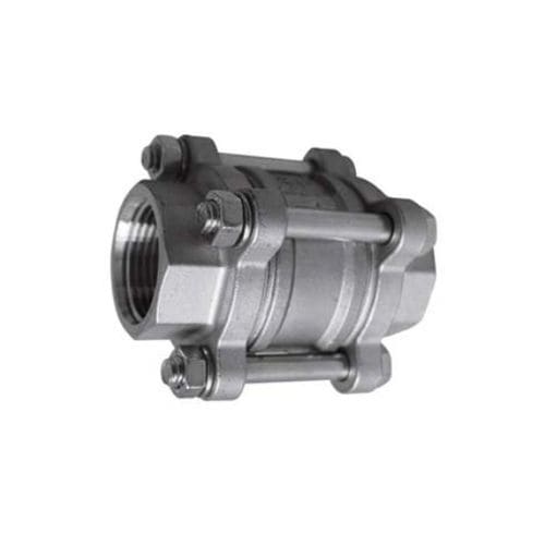 Válvula de retención axial - CA6170 series - TECOFI - de disco / roscada / para la industria química