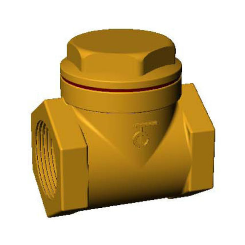 Válvula de retención de bronce - CB2143 - TECOFI - de clapeta / para agua / roscada