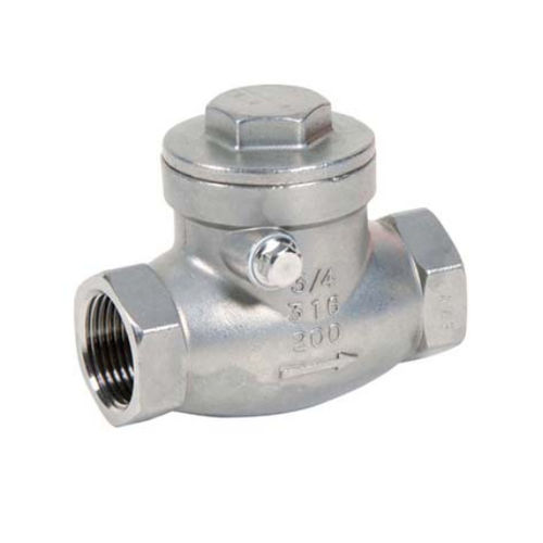 Válvula de retención de acero inoxidable - CB6140 - TECOFI - de clapeta / roscada / para la industria química