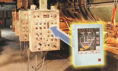 Panel PC de LCD - UTICOR Automation GmbH - retroiluminación LED / con pantalla táctil / pantalla táctil capacitiva PCAP