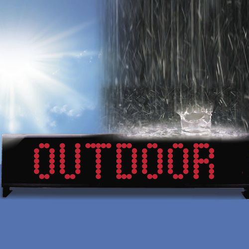 Visualizador LED - EZMR OUT series - UTICOR Automation GmbH - alfanumérico / digital / de color
