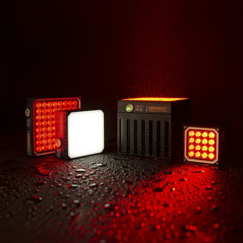 Lámpara de inspección frontal - LQ and LQXP series - iiM GmbH - rectangular / LED / resistente al agua