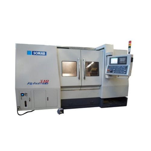 Máquina de torneado CNC - ALPHAMAB 310Y - SOMAB - 4 ejes / de mesa inclinada / A2-6