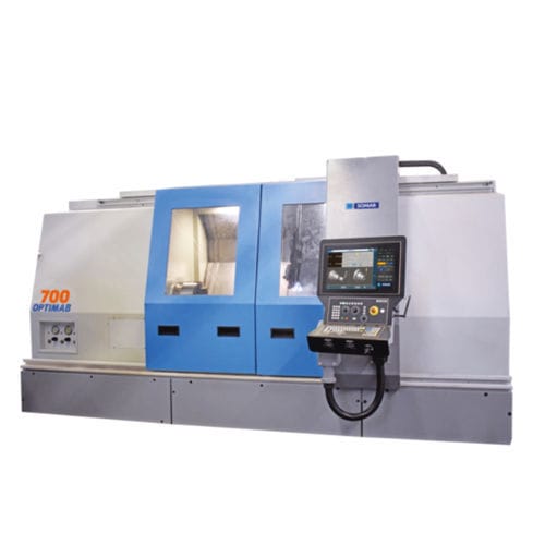 Torno CNC - OPTIMAB 700 - SOMAB - horizontal / 4 ejes / de mesa inclinada