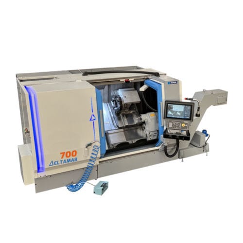 Torno CNC - DELTAMAB 700 - SOMAB - horizontal / 3 ejes / de mesa inclinada