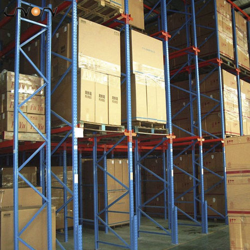 Sistema de estanterías de manipulación - UN-DR19112601 - Nanjing fuyuan technology co.,ltd - para paleta compacta / ajustable