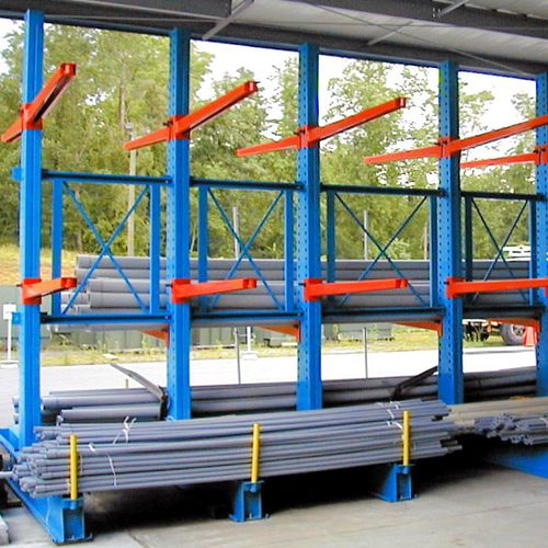 Sistema de estanterías cantilever - ISO9001, ISO14001 | UN-CR121304 - Nanjing fuyuan technology co.,ltd - para cargas pesadas / para tuberías / de acero galvanizado